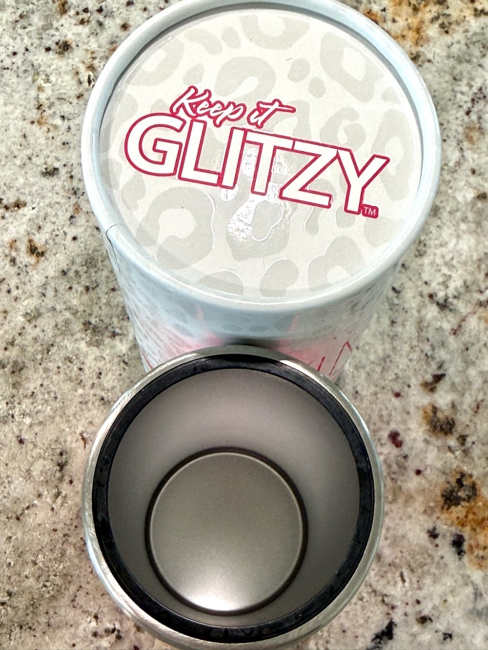 Glitzy Girlz "Neon Coral Matte" Skinny Can Cooler - 12 oz NEW - Picture 7 of 8
